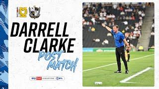 Post Match Darrell Clarke S Assessment Of Mk Dons Clash By Port Vale