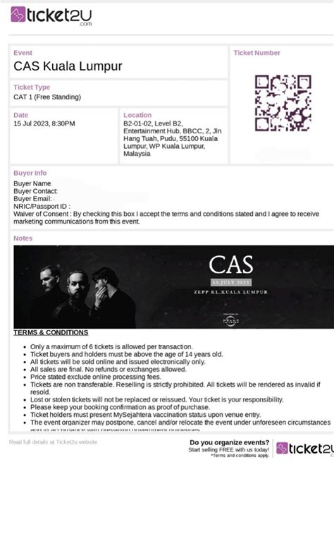 Cigarettes After Sex Cas Live In Kl Cat Tickets Vouchers Event