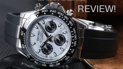 Seiko Daytona Mod Meteorite Review Wristmodding Seikomod Watchreview