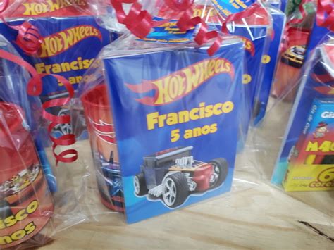 Hot Wheels Kit Lembrancinha Personalizado Pronta Entrega Elo7