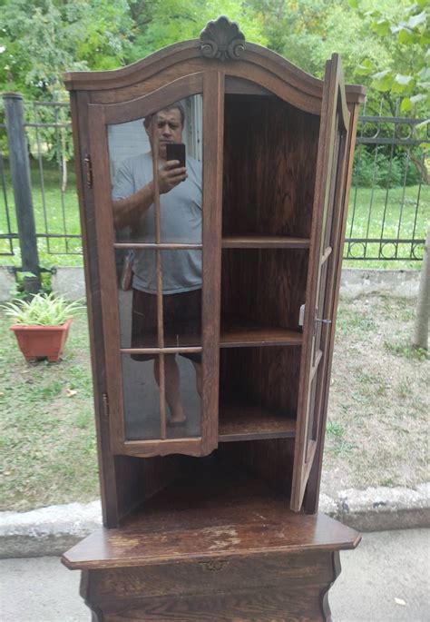 Вінтажна вітрина - сервант - Магазин bumebel.com - Меблі з Європи у Луцьку