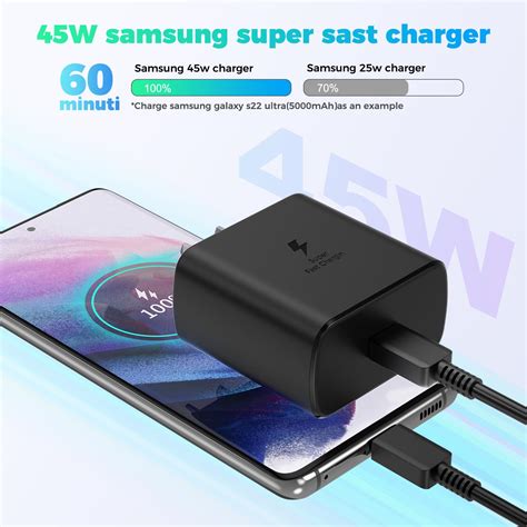 Snapklik.com : 45W Fast Charger For Samsung Galaxy S24 Ulra, S24, S24