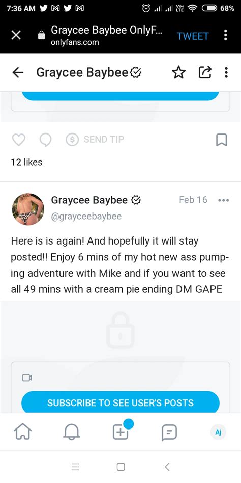 Does Anyone Have This Full Scene Of Graycee Baybee Anal With Mike