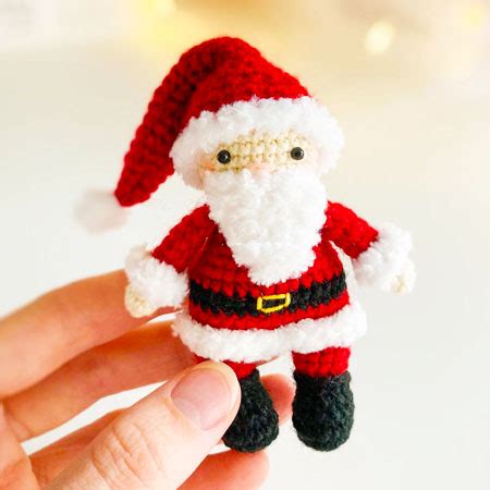 Kerstman Pop Pdf Amigurumi Patroon Gratis