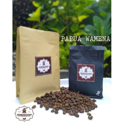 Jual Kopi Arabika Papua Wamena Gram Biji Bubuk Shopee Indonesia