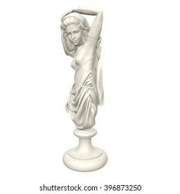 Antique Sculpture Woman Naked Woman On Stock Illustration Shutterstock
