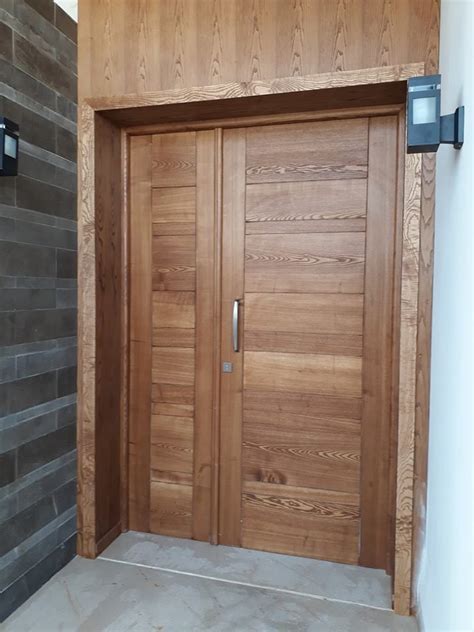 Promo Tn Porte D Entree En Bois Chene House Entrance Doors Wooden