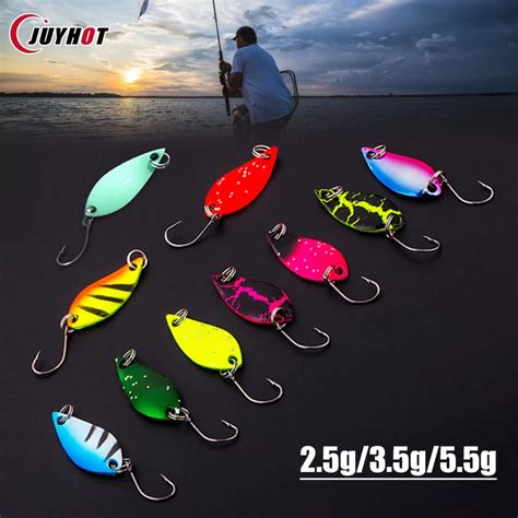 G G G Spinner Spoon Fishing Lure Metal Rotating Sequins