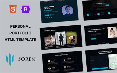 Soren - Personal Portfolio HTML5 Bootstrap Template