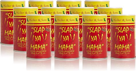 Amazon Slap Ya Mama Hot Blend Cajun Seasoning Oz Can Pack Of All Natural No MSG