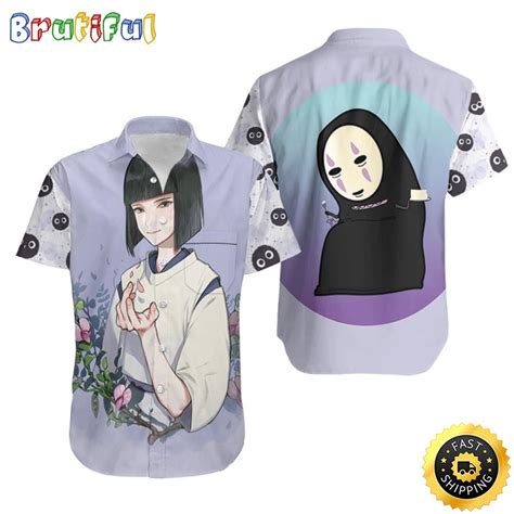 Beach Shirt Beautiful Nigihayami Kohaku Nushi Flower Spirited Away