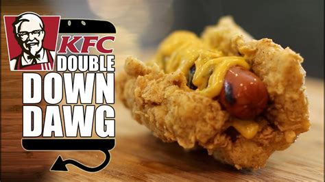 Kfc Double Down Dog Recipe Hellthyjunkfood Youtube