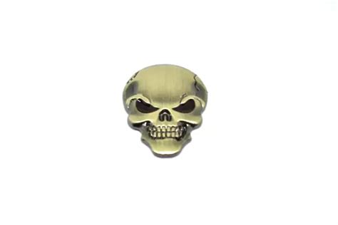 X D Metall Totenkopf Emblem Skull Logo Sticker Aufkleber Badge Auto