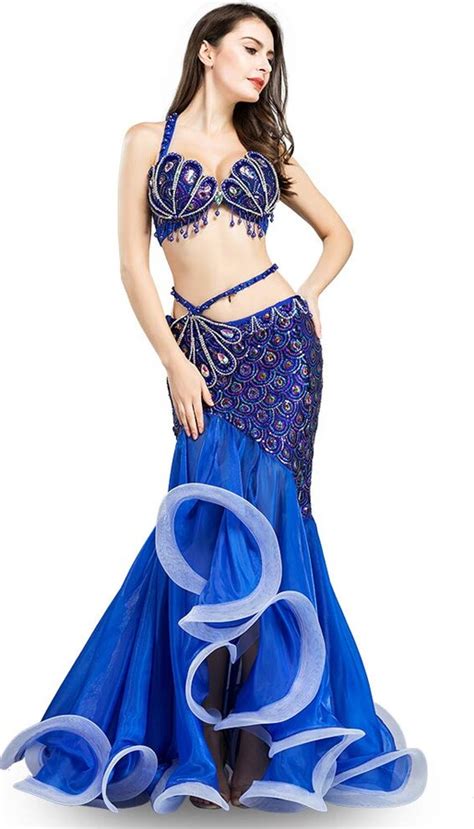 Royal Smeela Belly Dance Costume Sets Belly Dancing Bra Skirt Luxurious