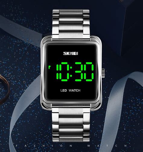 Skmei Luxe Led Digitale Horloge Mannen Roestvrij S Grandado