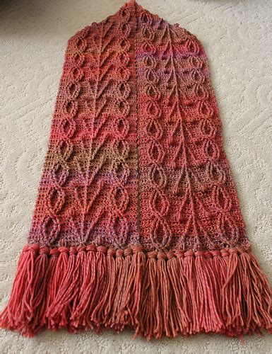 Ravelry Highland Journey Cable Scarf Pattern By Noelle Stiles