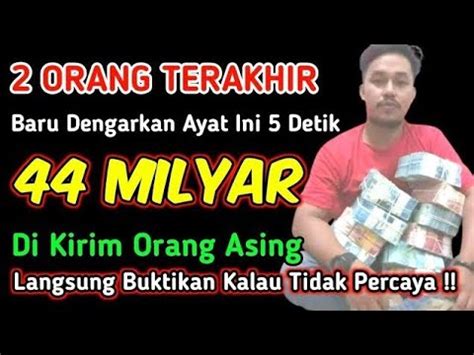 Orang Terakhir Putar X Uang Datang Berkali Kali Buktikan Jika Anda