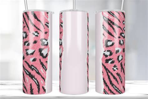 Animal Print 20oz Tumbler Wrap Graphic By Marshall Designs · Creative