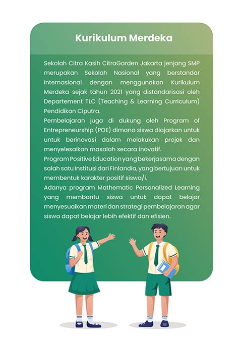 SMP Sekolah Citra Kasih CitraGarden Jakarta Sekolah Citra Kasih