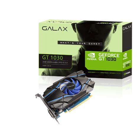 GALAX GeForce GT 1030 GeForce GTX 10 Series Graphics Card