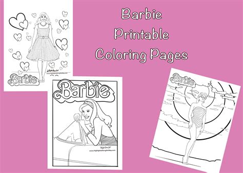 printing barbie coloring pages 10