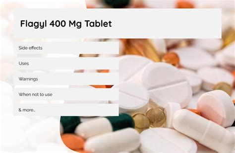 Flagyl Mg Tablet A Comprehensive Overview Maxinhealth Blog