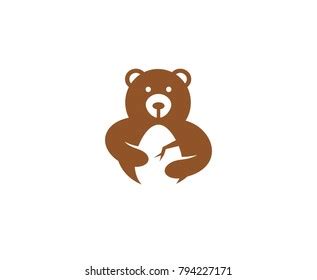 Teddy Bear Logo Stock Vector (Royalty Free) 794227171 | Shutterstock