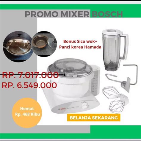 Promo Mixer Bosch Universal Plus Mum 6n11 Jakarta Barat ANNALA