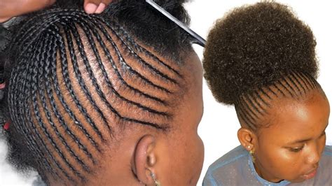 The Easy Cornrows With Extensions To Try Plain Lines Each Step