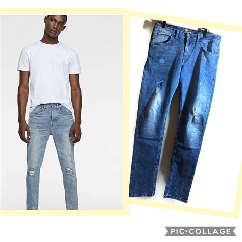 zara man skinny fit denim collection size 32 - Gem
