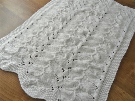 Knitting Pattern Chunky Baby Blanket Snowdrift - Etsy