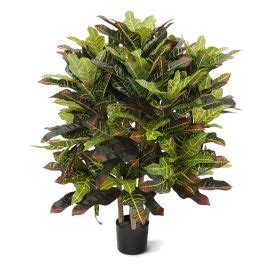 Croton Plante Artificielle Deluxe Xl 100 Cm Maxifleur Plantes