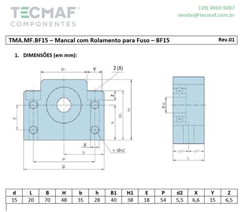 Mancal Bk E Bf Para Fuso De Esferas Loja Tecmaf