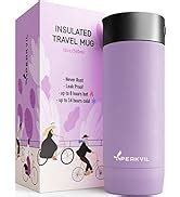 Amazon.com: Peakvil 12 oz Insulated Coffee Mug To Go - Reusable Travel ...
