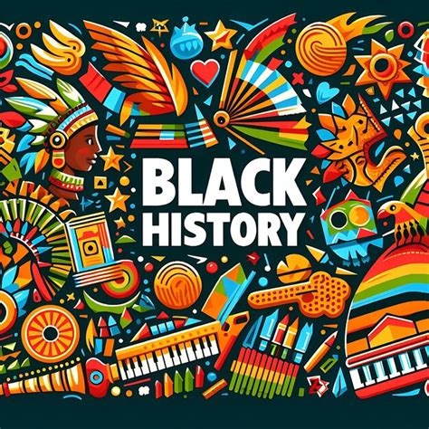 Premium Photo | A poster that says black history history history history