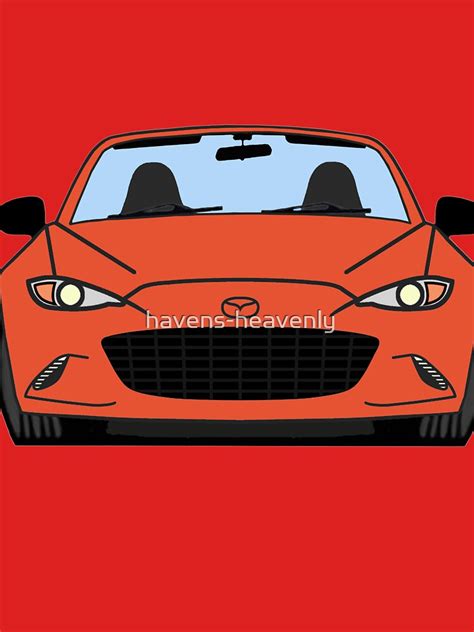 Racing Orange 30th Anniversary Nd Miata Roadster T Shirt For Sale