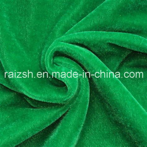 Polyester Super Poly Fabric Golden Velvet Tricot Brushed Velvet