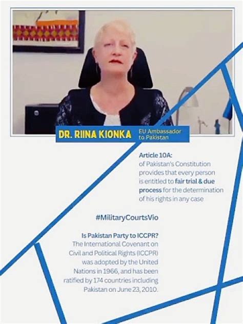 Rina Kiokka EU Ambassador To Pakistan Point Of View On Trials Of