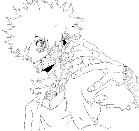 Dabi From My Hero Academia Coloring Page Free Printable Coloring Hot