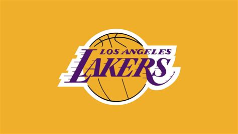 Lakers Logo In Yellow Background Basketball HD Sports Wallpapers | HD ...