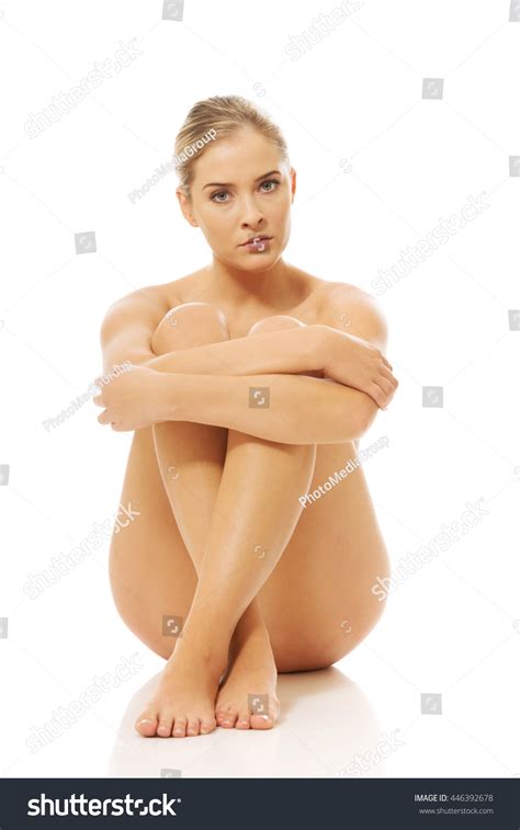 Nude Woman Sitting On Floor Stock Photo 446392678 Shutterstock