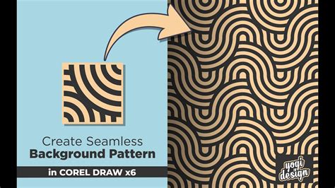 How To Create Seamless Background Pattern In Coreldraw Graphic