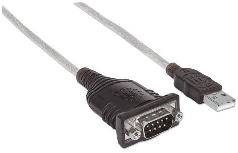 Manhattan USB To Serial Converter Cable 45cm Serial RS232 DB9