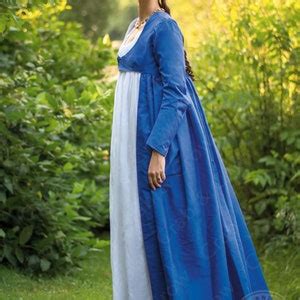 Simplicity S Sewing Pattern Misses Empire Waist Regency Gown And