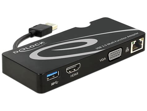 Delock Products 62461 Delock Adapter USB 3 0 To HDMI VGA Gigabit