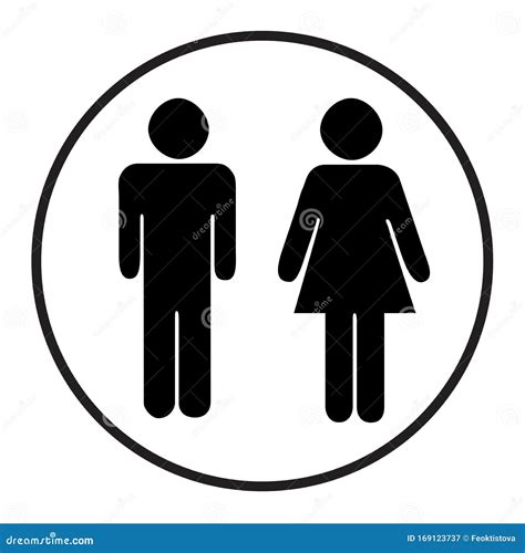 Toilets Icon Unisex Vector Man Woman Icons Stock Vector Illustration