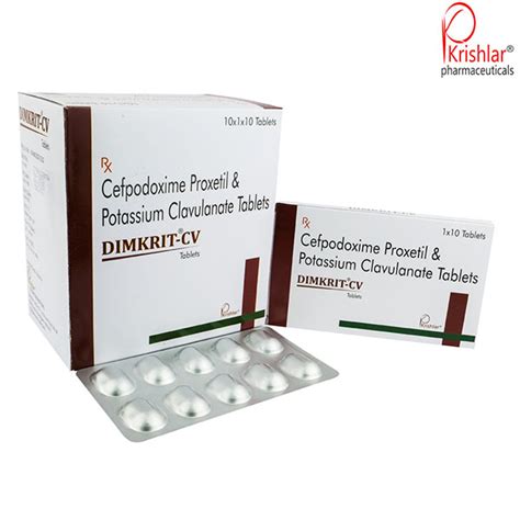 Cefpodoxime Proxetil Potassium Clavulanate Tablets Manufacturer And