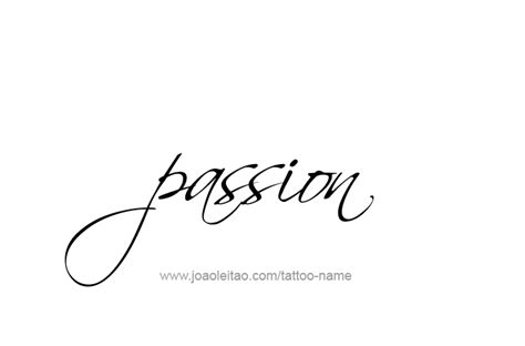 Passion Feeling Name Tattoo Designs Tattoos With Names