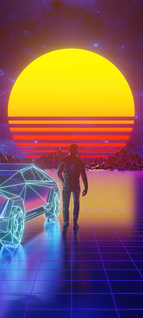 1080x2400 Retrowave Aesthetic 4k Google Pixel 7 ,HD 4k Wallpapers,Images,Backgrounds,Photos and ...