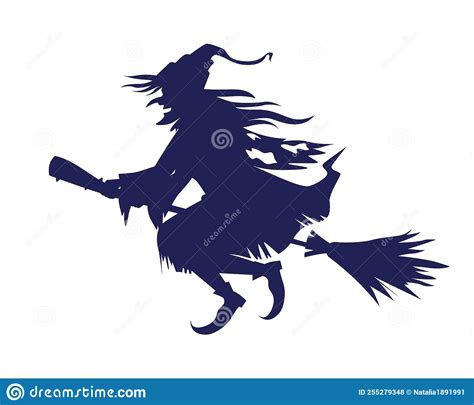 Faceless Witch Head In Hat Cartoon Vector 198636969